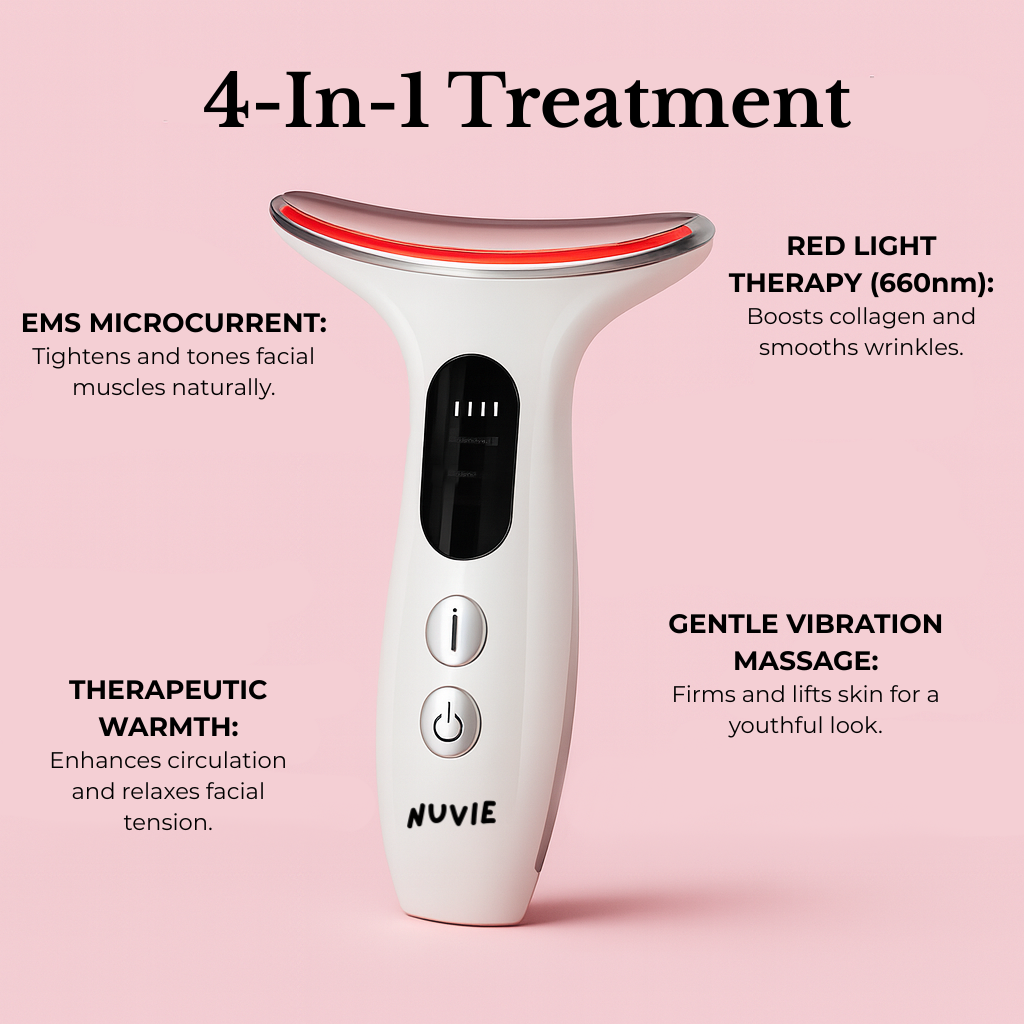 Nuvie Wand™ Red Light Anti-Aging Facial Massager